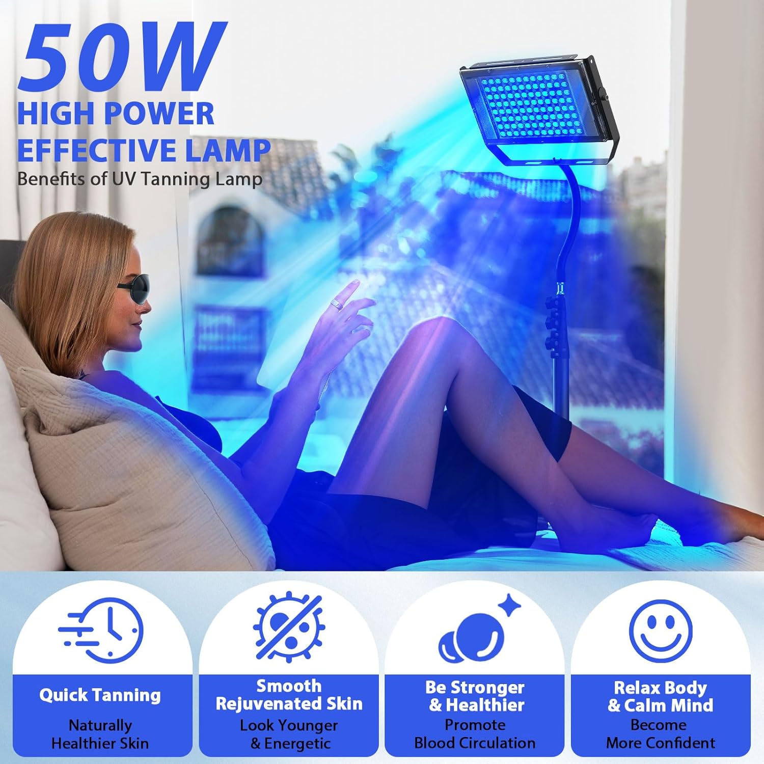 Tanning Lamp Solarium for Home 2.0